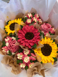 Bouquet de cupcakes decorado con flores de ZBakery