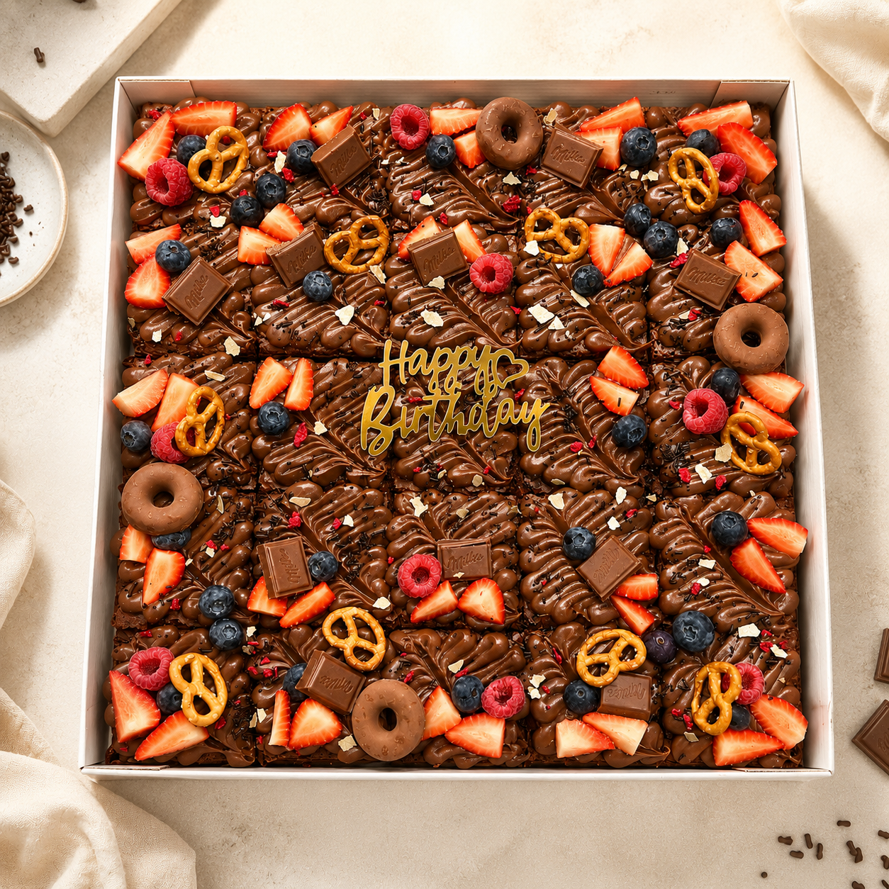 Brownie personalizado artesanal