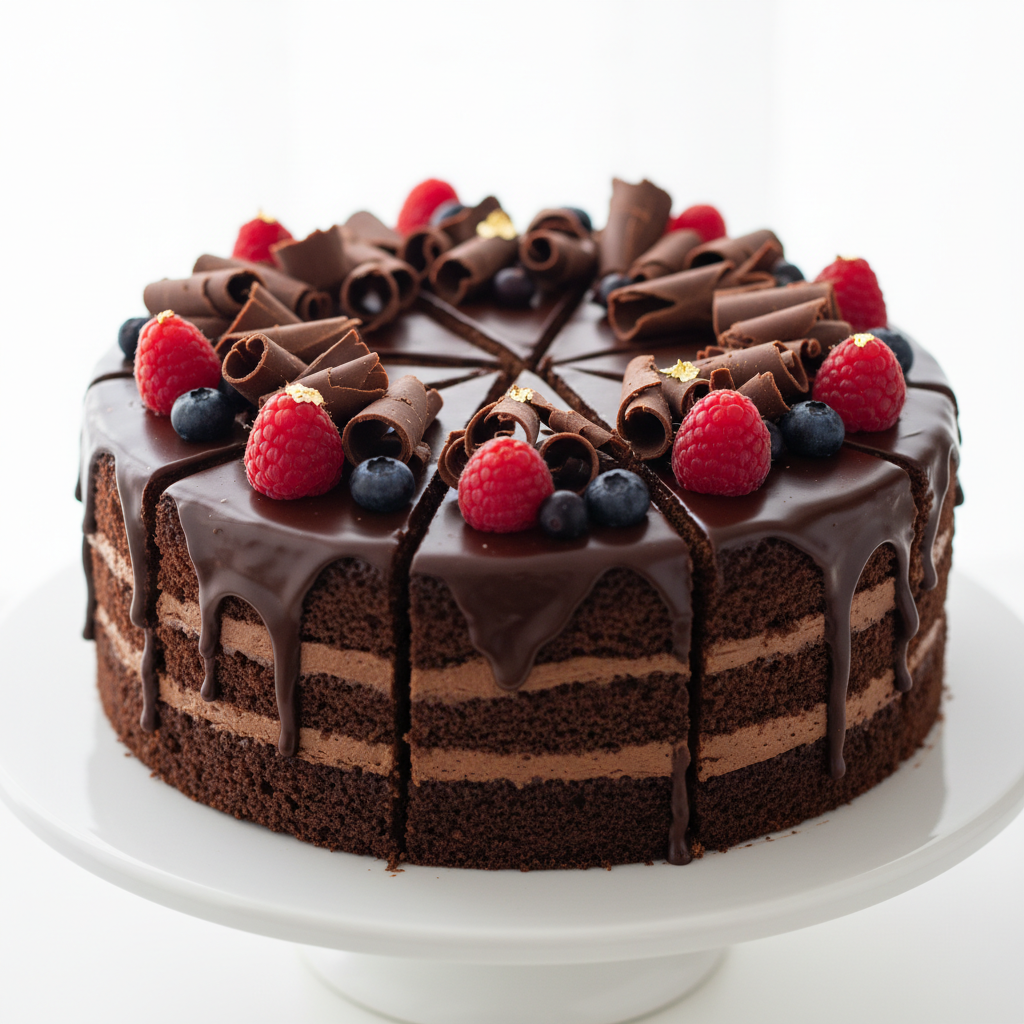 Tarta de chocolate artesanal Zbakery